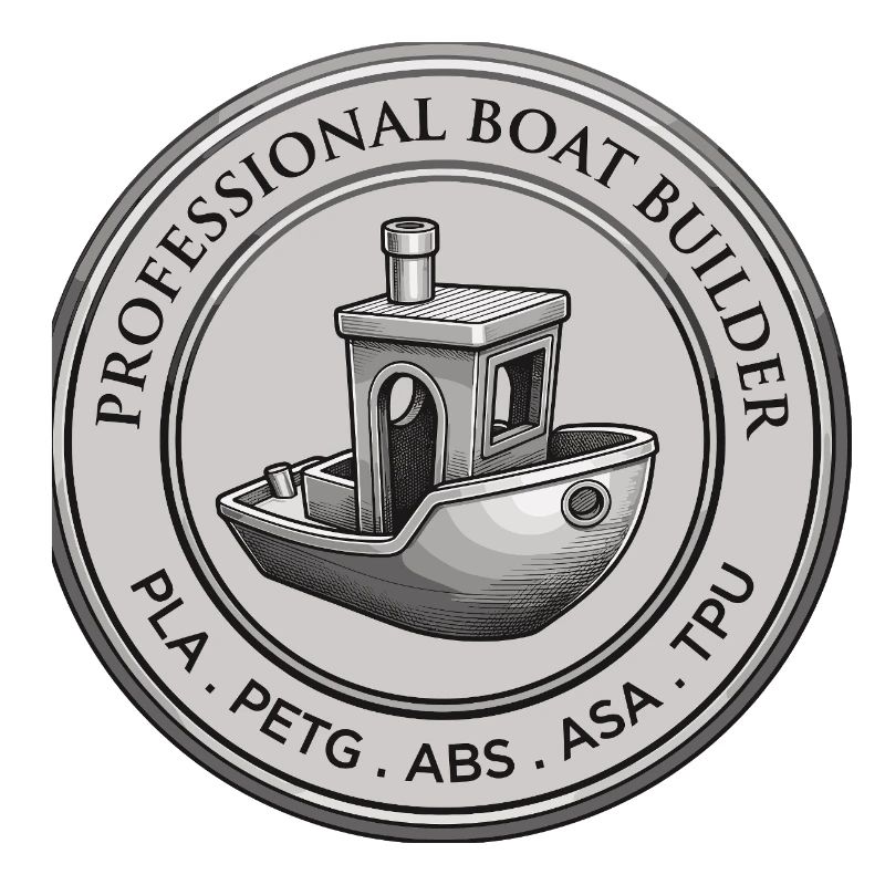 Professional Boat Builder – 3D Printing Emblem