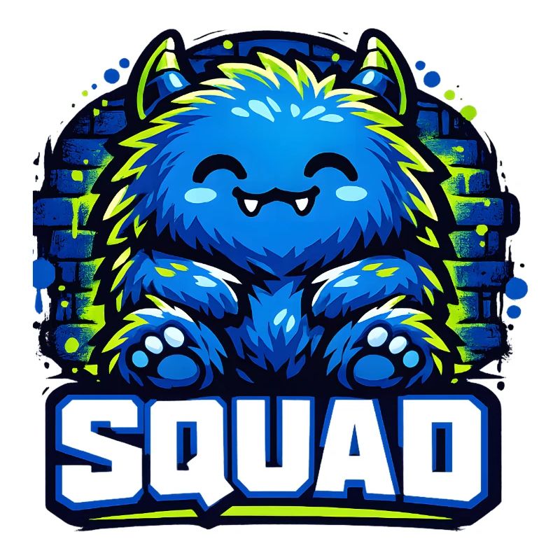 Blauer Monster Squad Logo