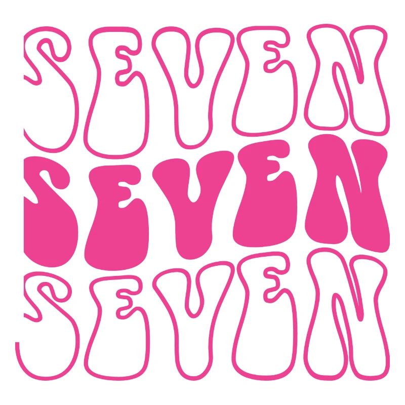 Seven 7th Birthday For Girls 7 Years Old