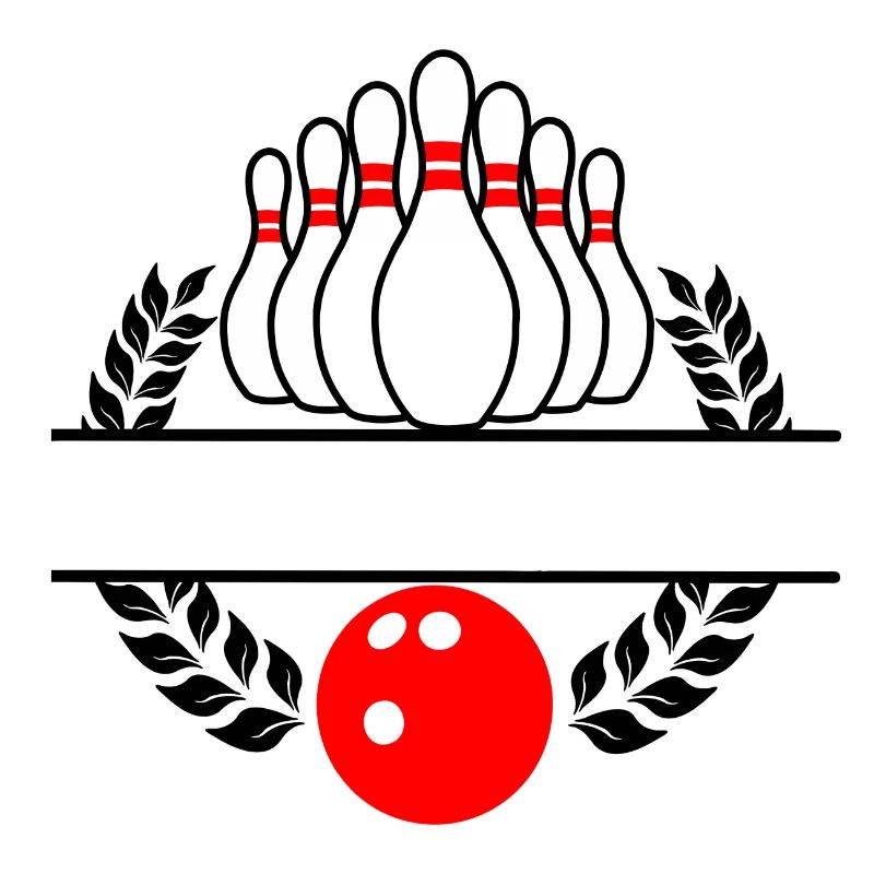 Bowling Lorbeerkranz Rotes Bowling