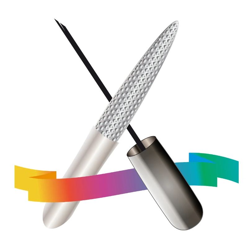 Outils de manucure avec illustration dégradée