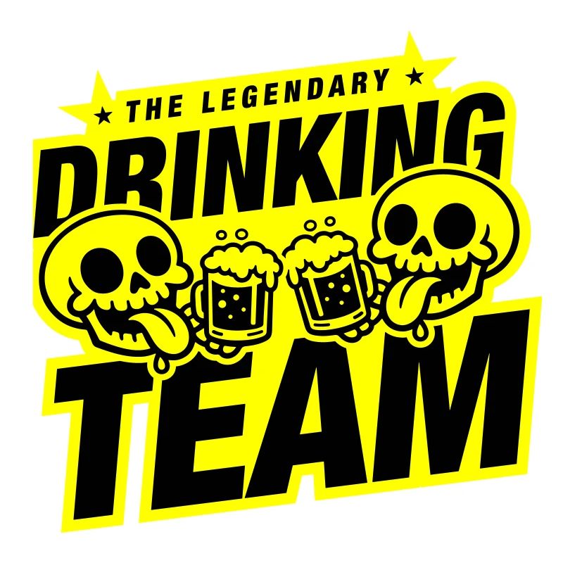 Drinking Team Skelett Bier