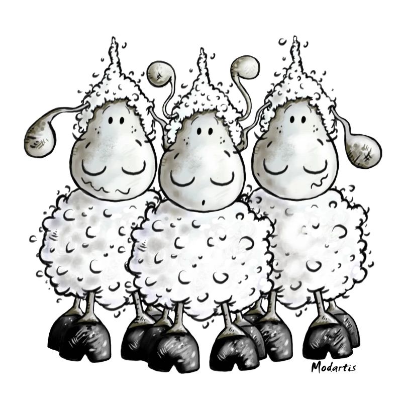 "Mc Wolle Schafe" - Sheep - Schaf
