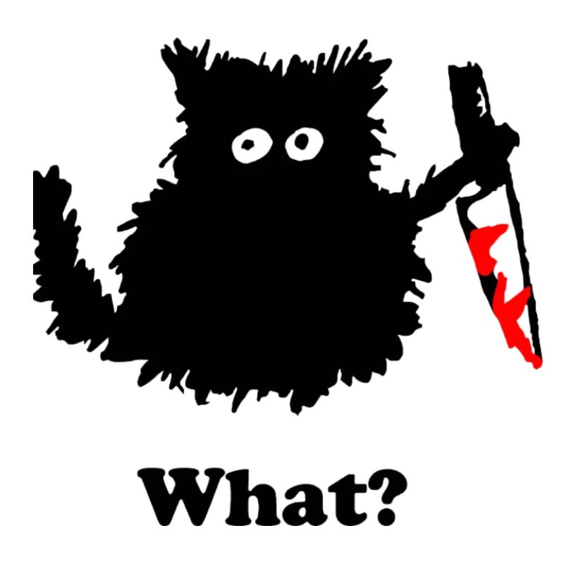 Murder Kitten Sticker