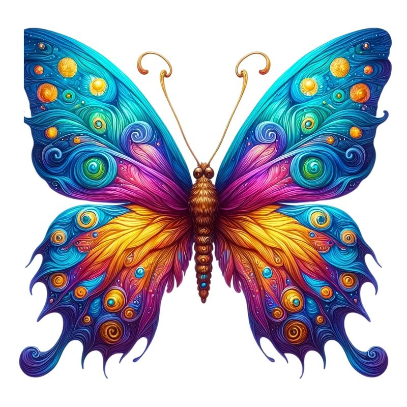 Papillon Van Gogh