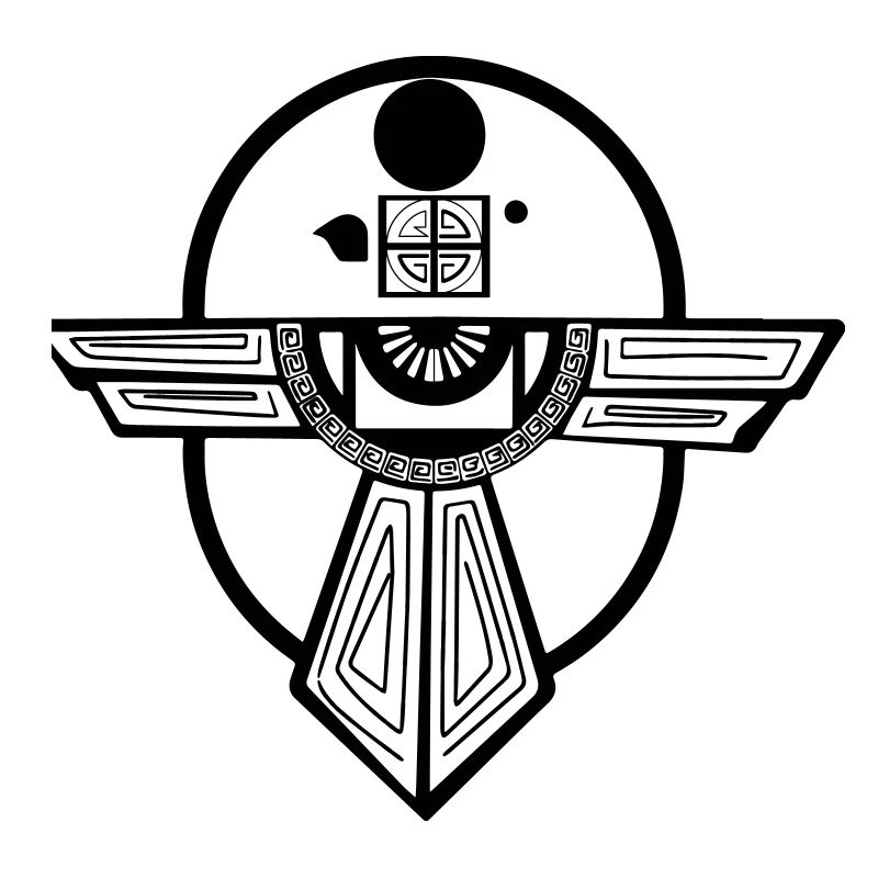 Ancient Thunderbird Totem Design