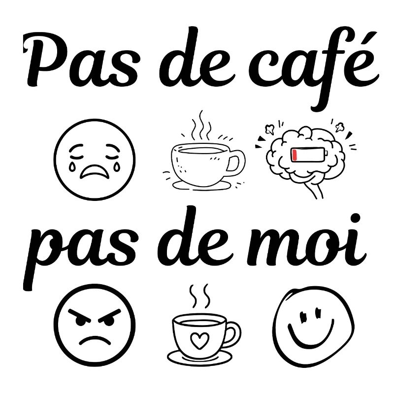 pas de café pas de moi