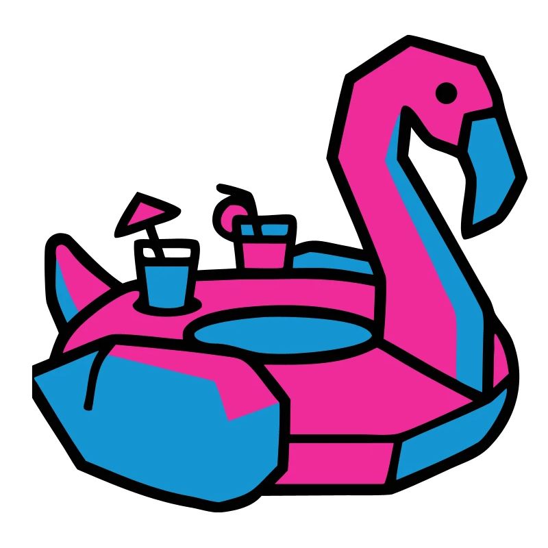 Flamingo Schwimmtier Pool Party