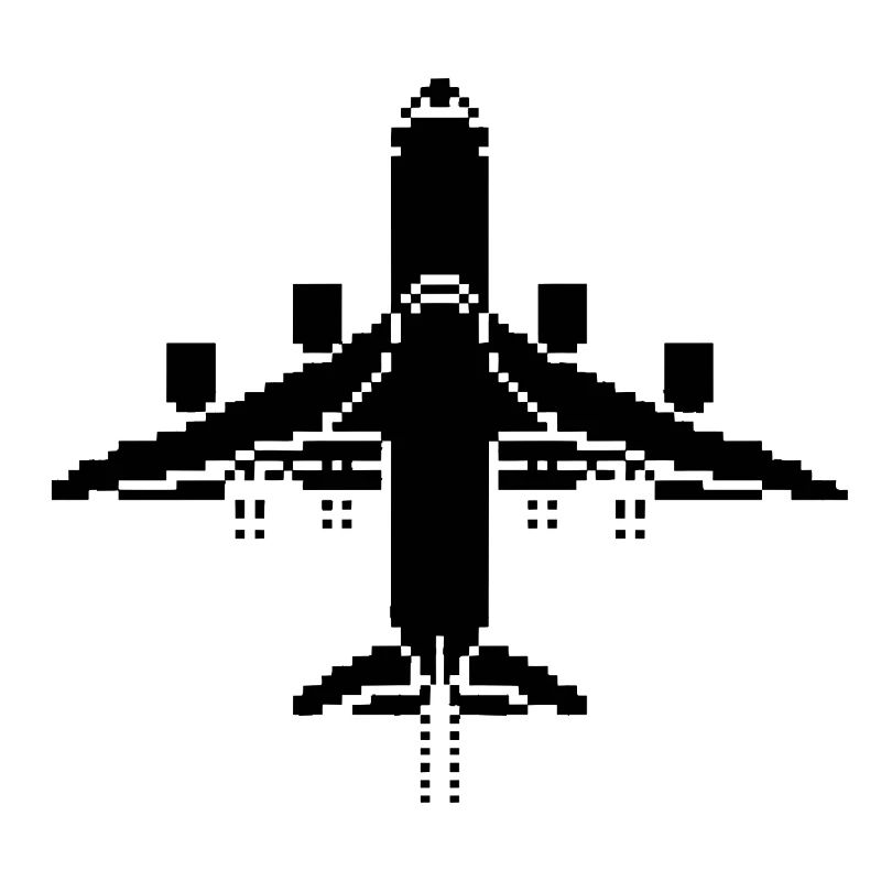 Airplane Pixel Art