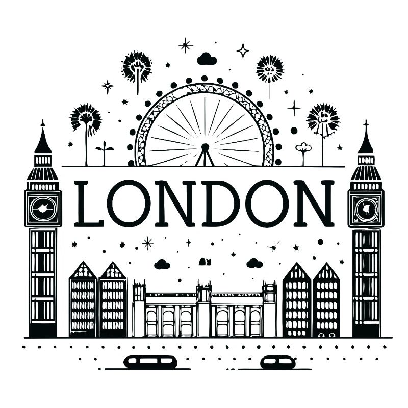 Londres Nuit Roue Big Ben