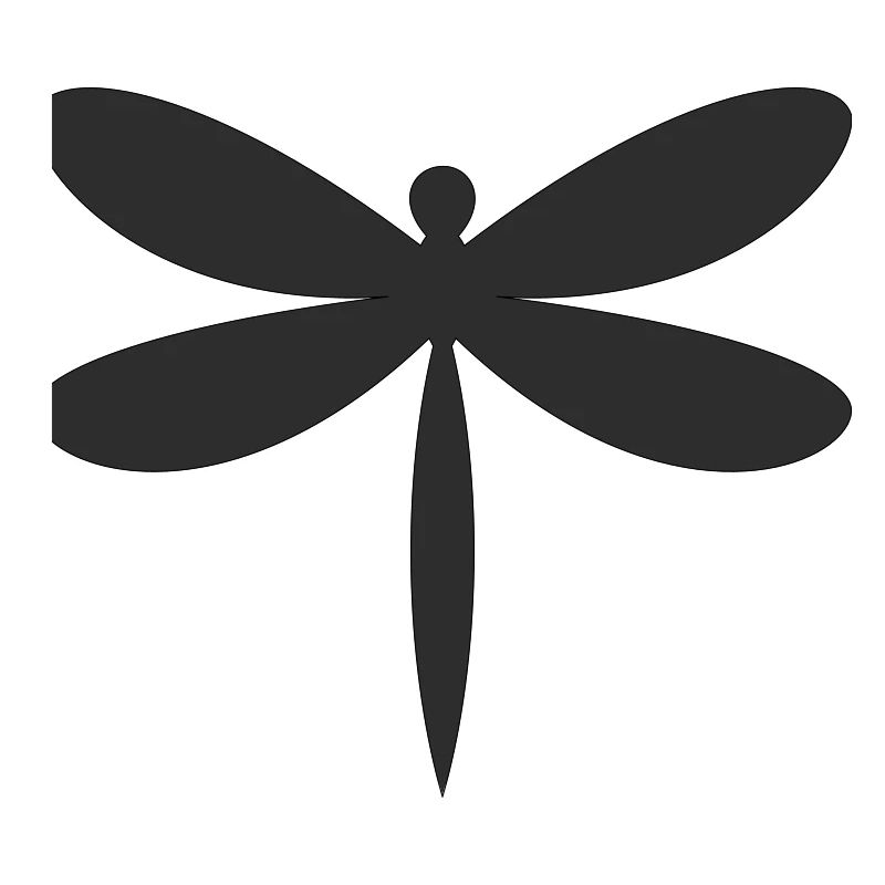Libelle Silhouette 