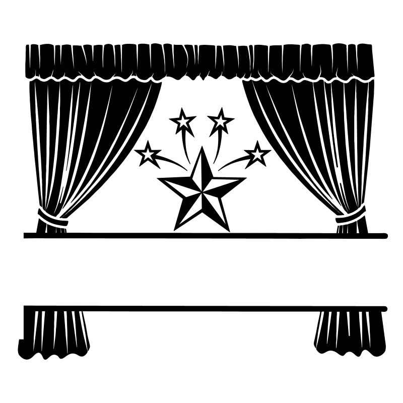 Vorhänge Ich bin ein Star
