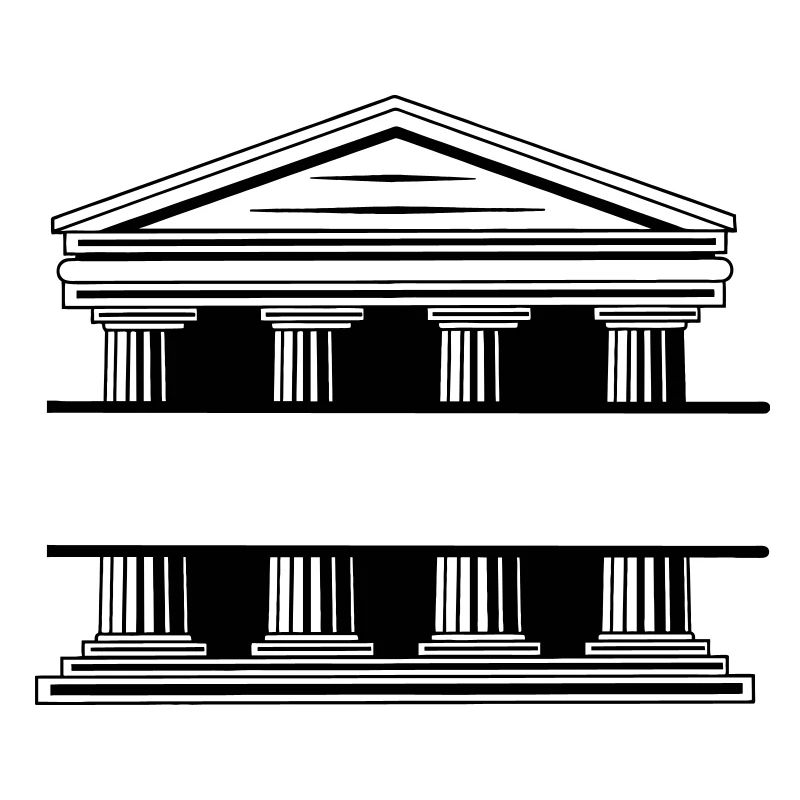 Courthouse monogram