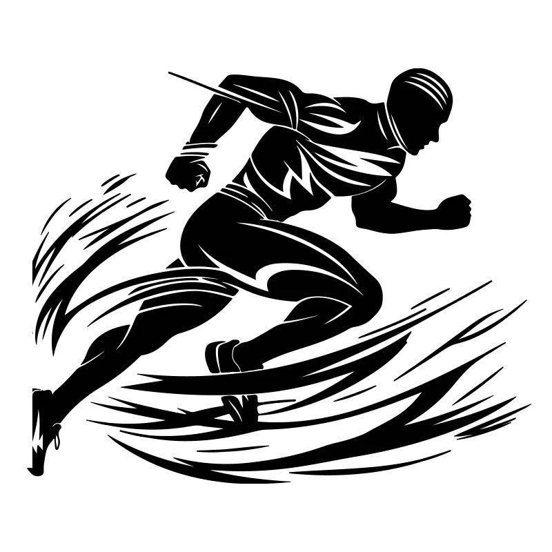Sprinter in Motion