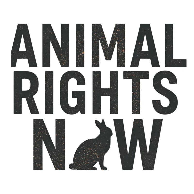 Animal Rights Now Déclaration Typographie