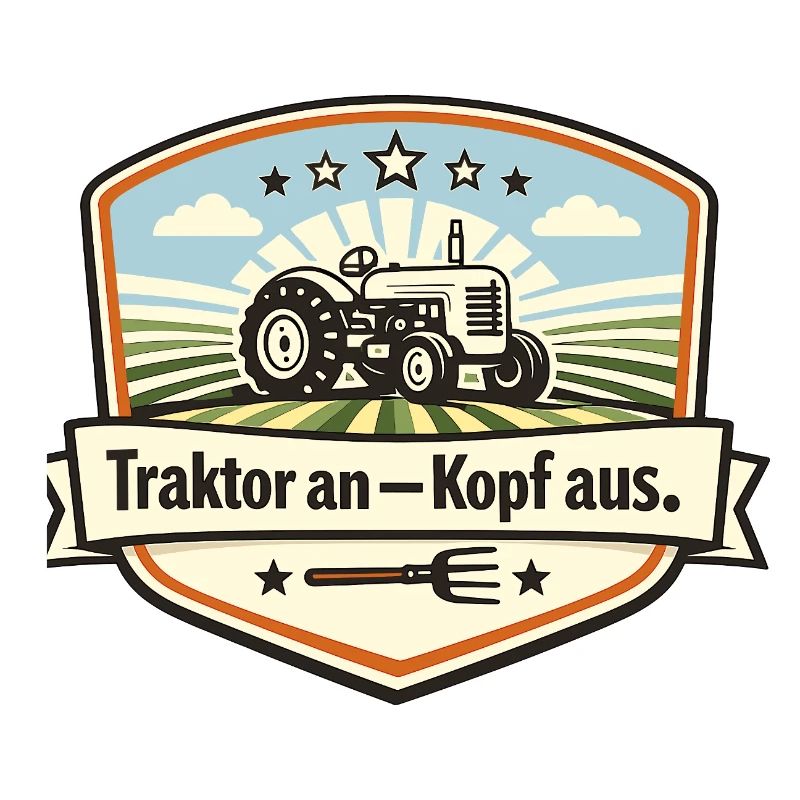 Traktor Patch Kopf Aus