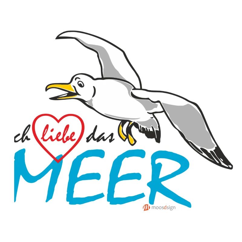 Möwe, Ich liebe das Meer