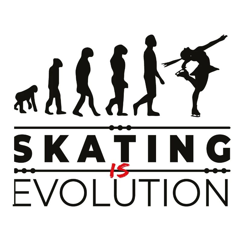 Skating is evolution - Message Humour Parodie