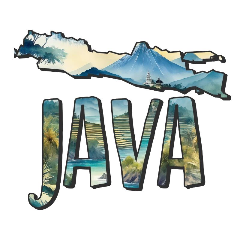 Watercolor Map Java