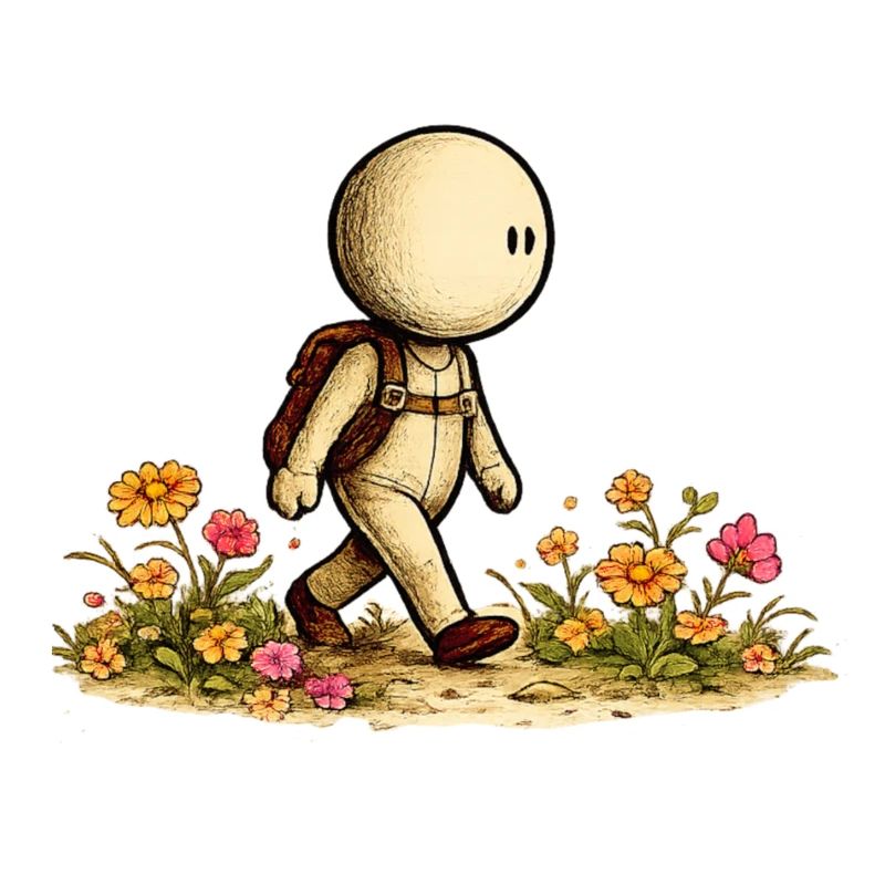Der kleine Gedanke | Wanderer