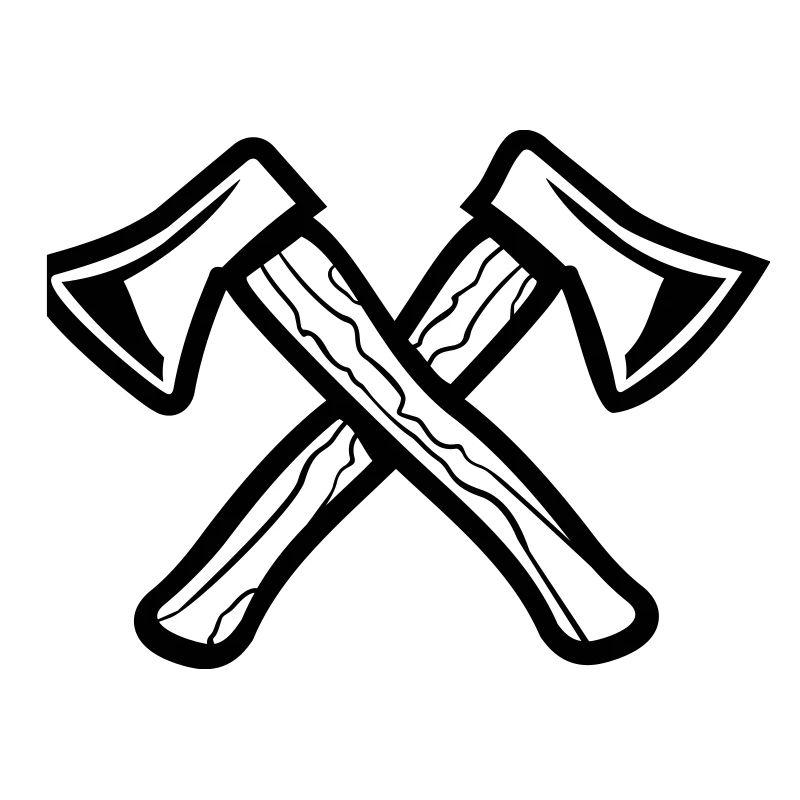 Gekreuzte Äxte, Axes