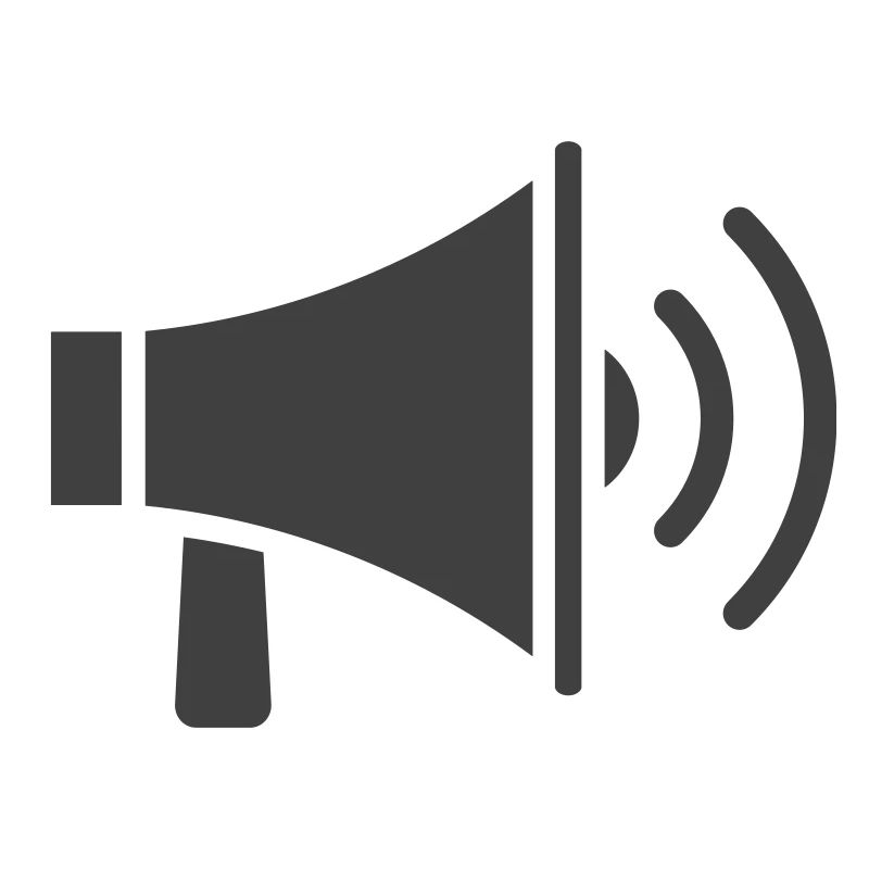 Conception d’icône de mégaphone