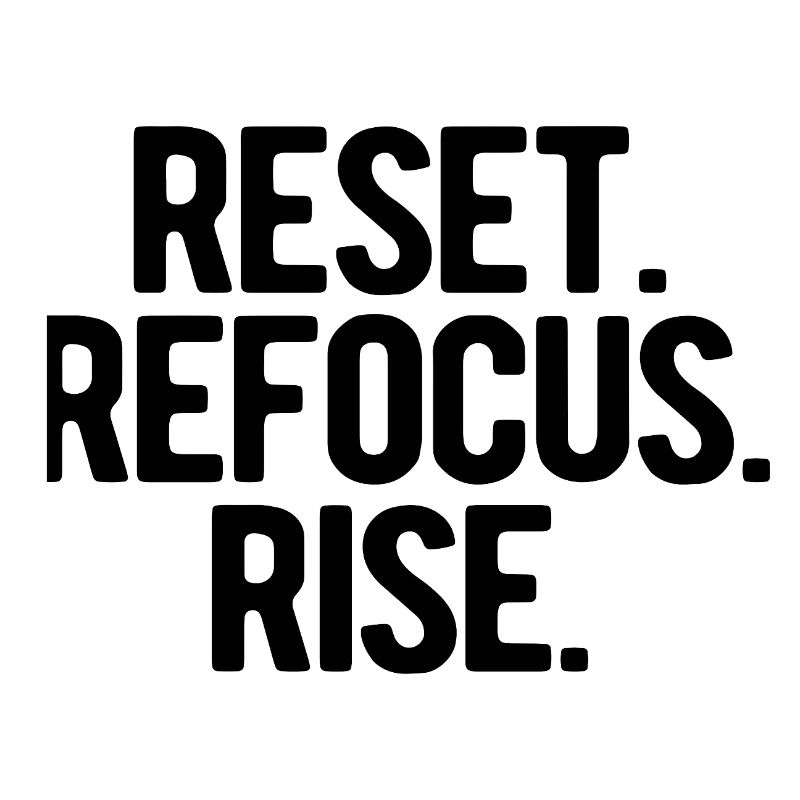 Réinitialiser, Recentrer la montée | Résolutions du Nouvel An 2026