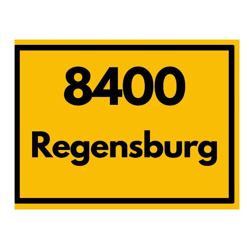 OLD POSTCODE ZIP CODE RETRO 8400 REGENSBURG