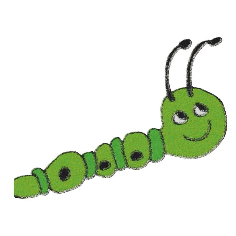 Impressionnisme de chenille