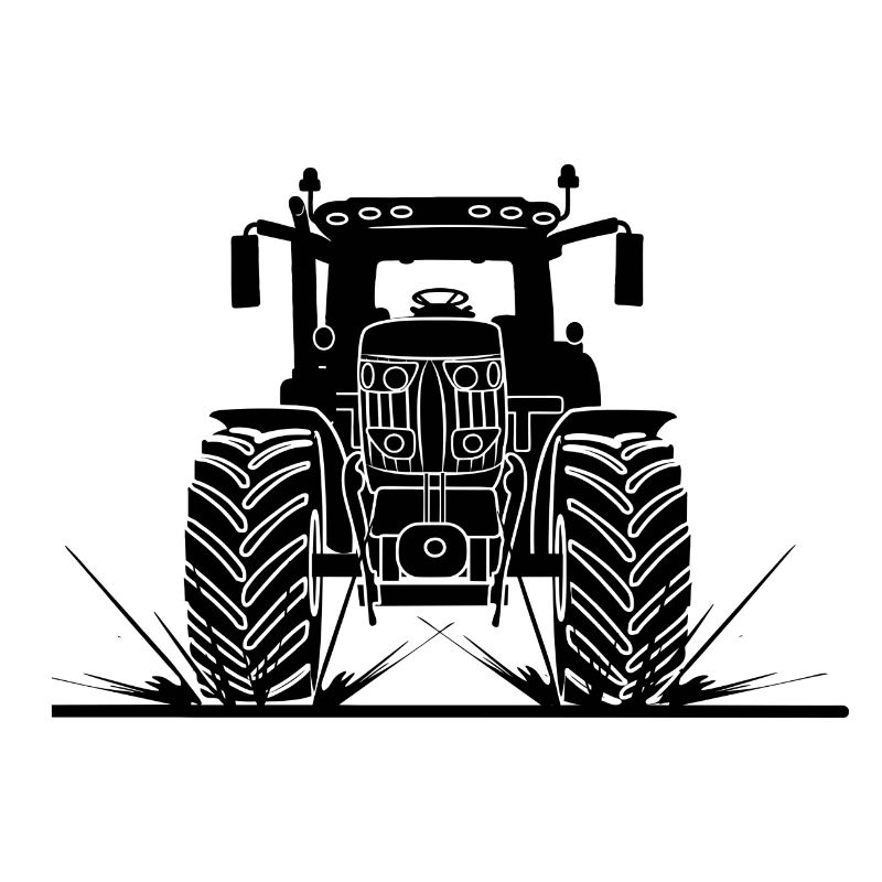 Traktor durch Schlamm