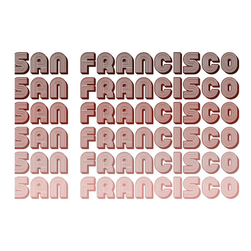 Motif de gradient de grille de San Francisco