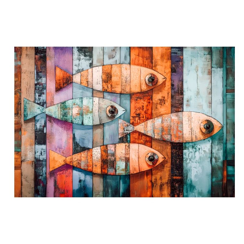 Bunte Mosaikfische