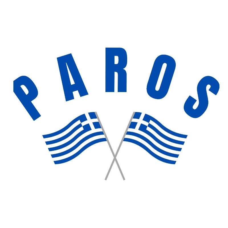 Paros Crossed Flags Emblem