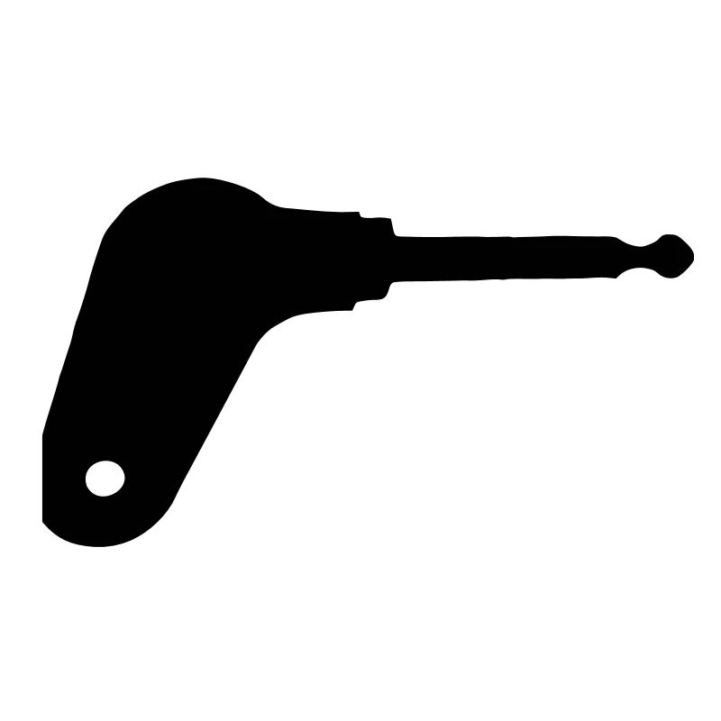 Oldtimer tractor ignition key