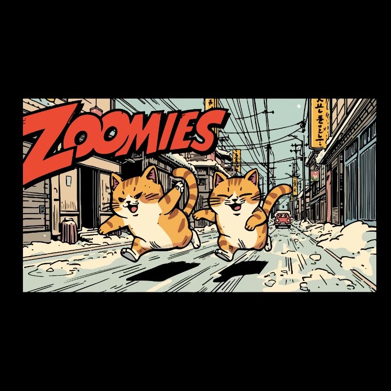 Anime Katzen Wettlauf