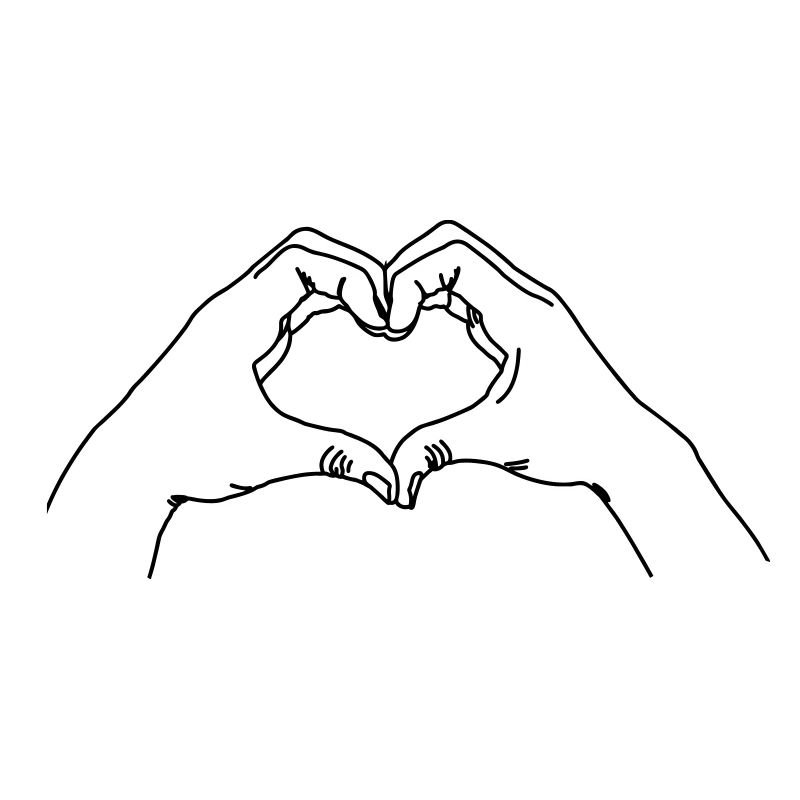 Hand gesture LOVE