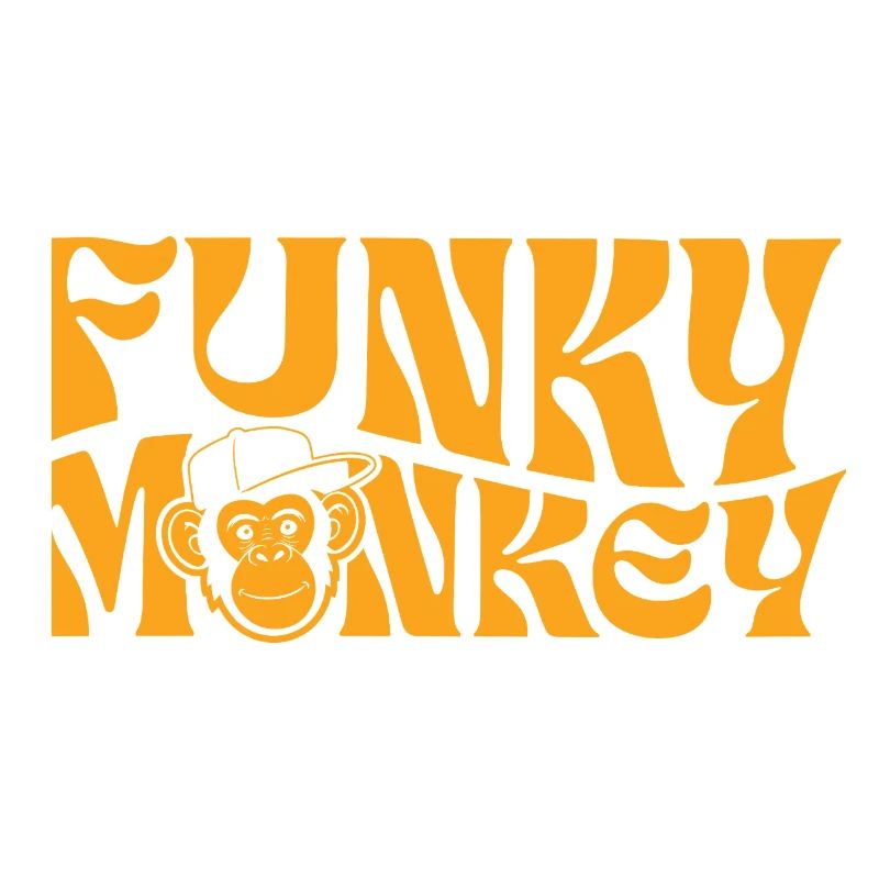 Funky Monkey Retro Typography