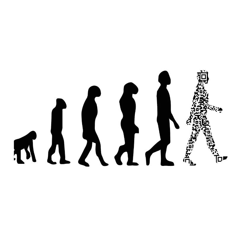 Evolution QR code - Humour pass sanitaire