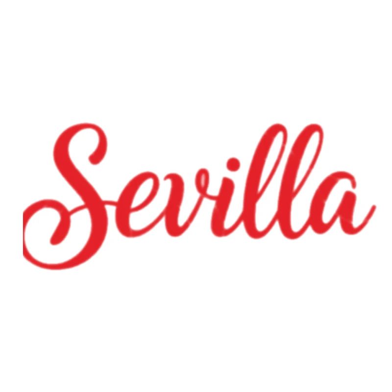 Sevilla Script Rot Pinsel