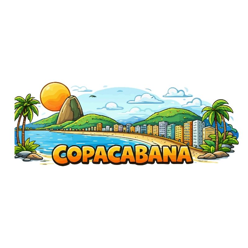 Copacabana Beach Panorama
