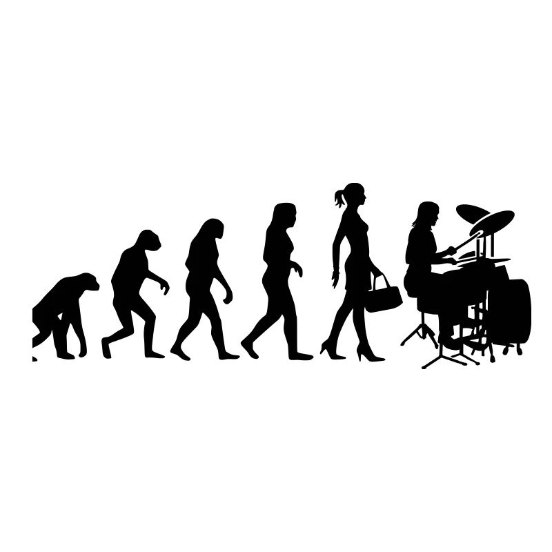 Evolution Schlagzeugerin Percussion Drummer