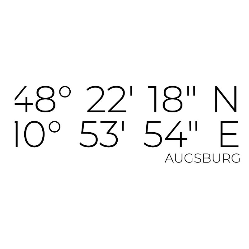 Coordinates Augsburg