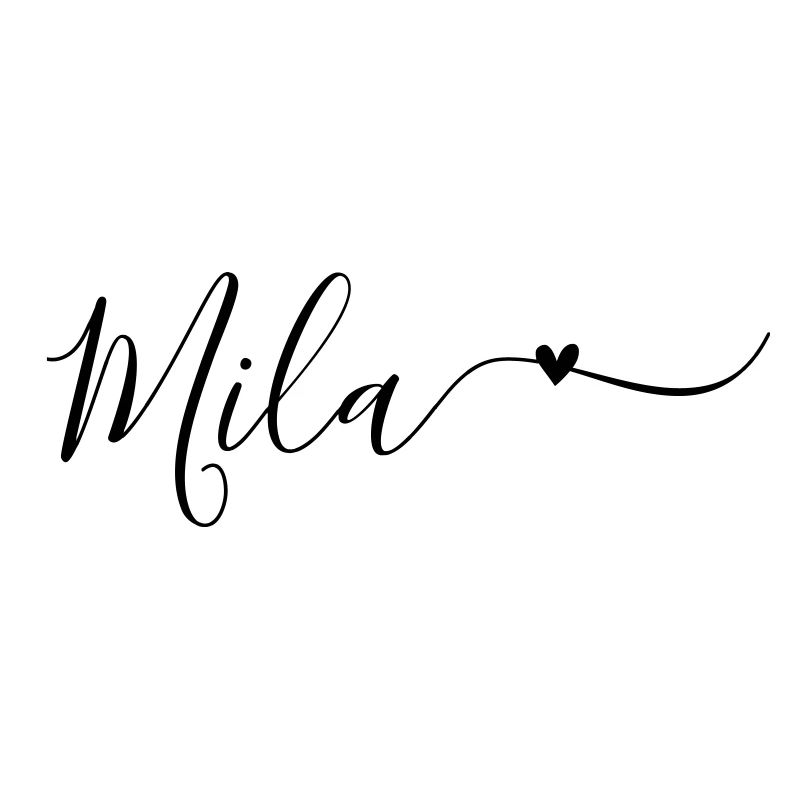 Mila Name First Name Decorative