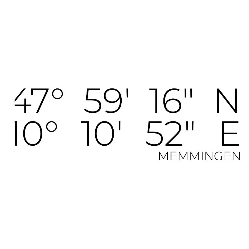 Coordinates Memmingen