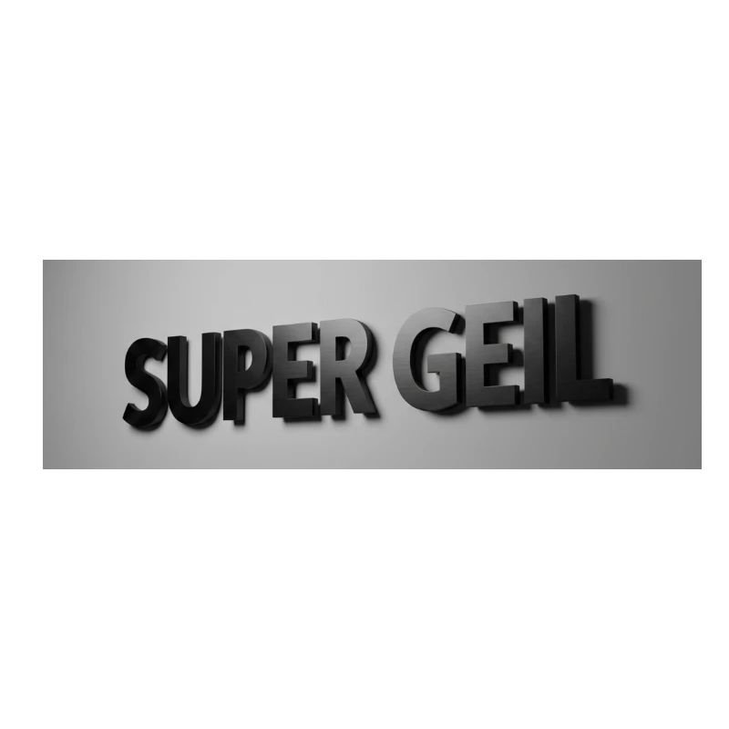 Super Geil 3D Font