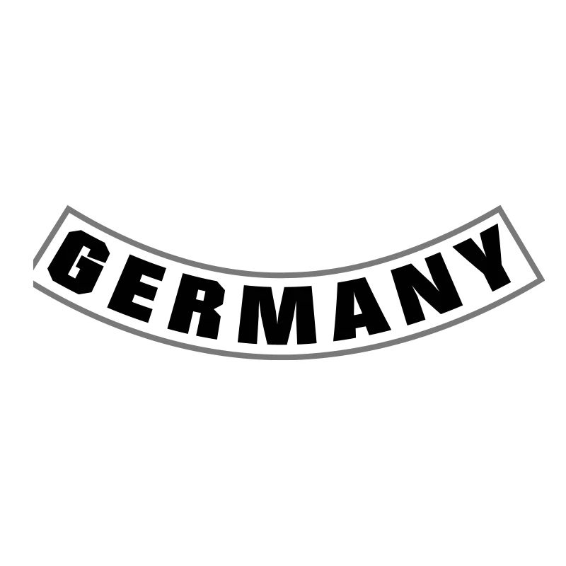 Germany Rocker Patch Bottom Rocker
