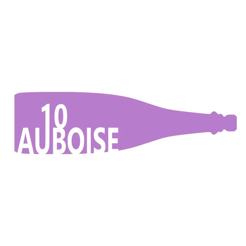 Bouteille de vin effervescent aube