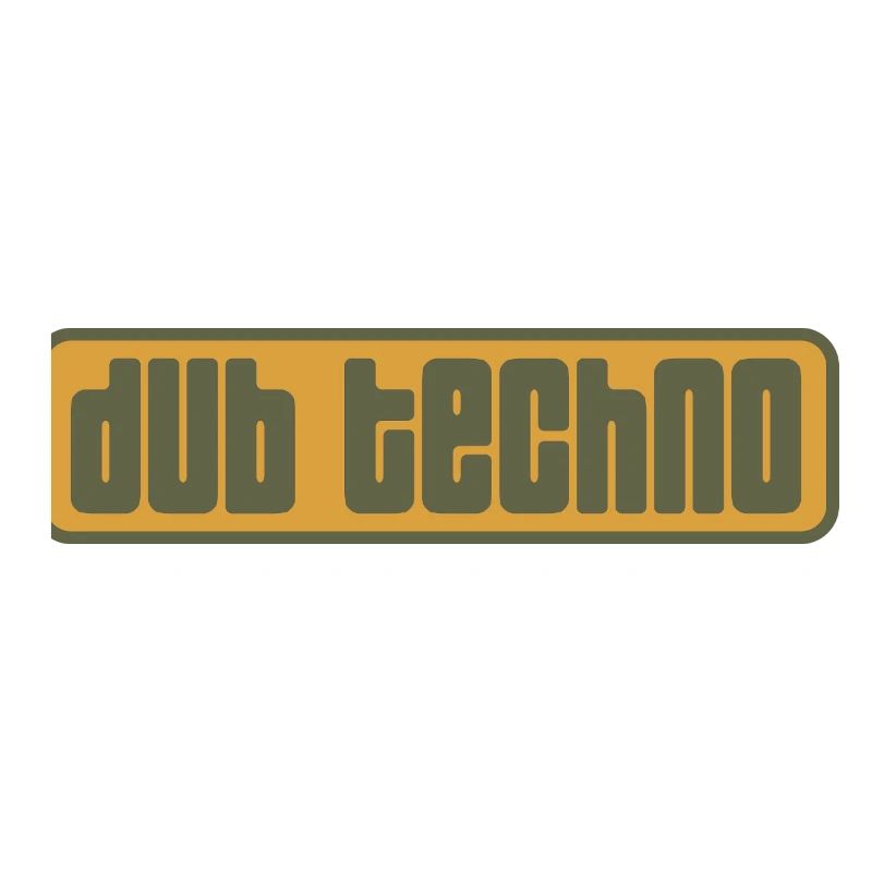 Dub Techno Retro Emblem