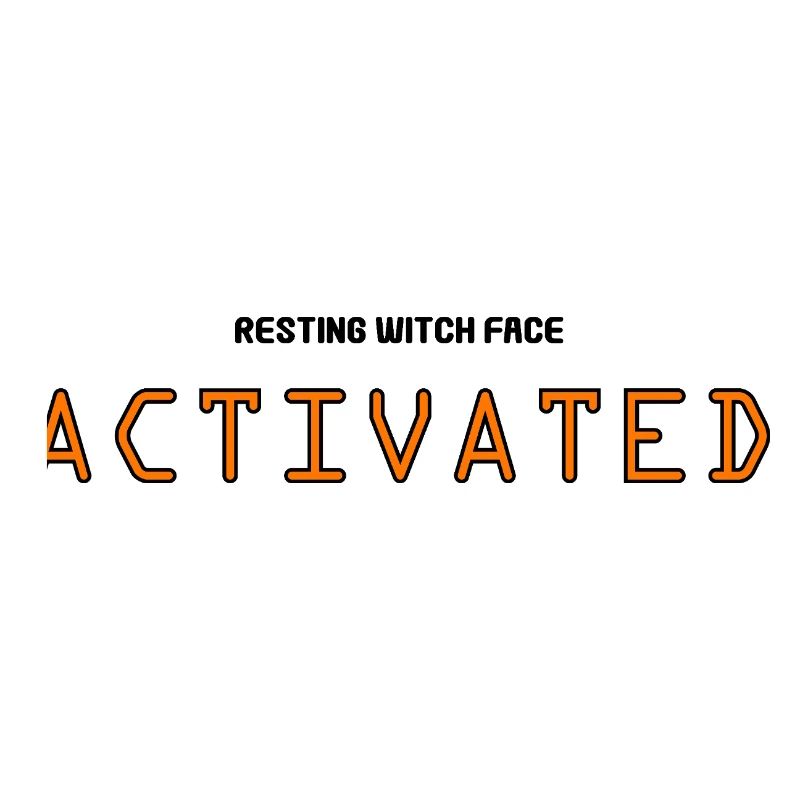 Visage de sorcière au repos activé