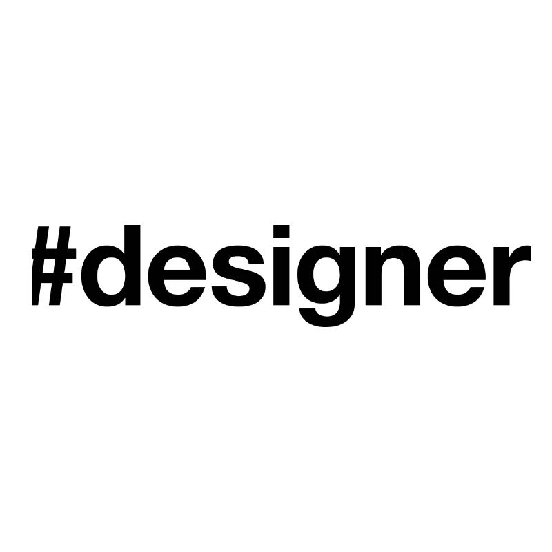 DESIGNER Hashtag Mode Graphique Créatif